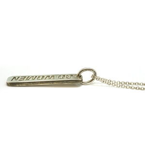 Tiffany Co GO Necklace Silver